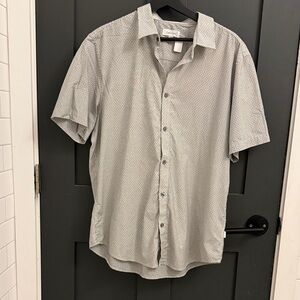 Calvin Klein Light Gray Button Down Shirt